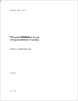 NEG and NIOSH Basis for an Occupational Health Standard 2Diethylaminoethanol