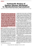 Systematic Review of Hansen Disease Attributed to Mycobacterium lepromatosis