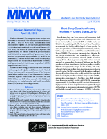 MMWR Morbidity and Mortality Weekly Report Vol 61 No 16 April 27 2012