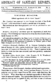 Abstract of sanitary reports  v VI no 4 January 23 1891