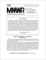 Morbidity and Mortality Weekly Report MMWR January 5 1996  Vol 44  No 51  52