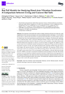 RatTail Models for Studying HandArm Vibration Syndrome A Comparison Between Living and Cadaver Rat Tails