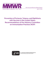 Morbidity and Mortality Weekly Report MMWR Recommendations and Reports  Vol 67  No 2 April 27 2018