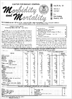 Morbidity and Mortality Weekly Report Vol 24 No 10 week ending March 8 1975
