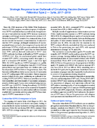Strategic Response to an Outbreak of Circulating VaccineDerived Poliovirus Type 2  Syria 20172018
