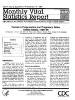 Trends in pregnancy and pregnancy rates  United States 198088
