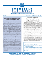 MMWR Morbidity and Mortality Weekly Report Vol 54 No 35 September 9 2005
