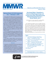 MMWR Morbidity and Mortality Weekly Report Vol 67 No 4 February 2 2018