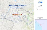500 Cities Project Local Data for Better Health 2014 Orange CA