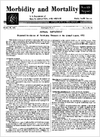 Morbidity and Mortality Weekly Report Vol 1 No 54 October 26 1953