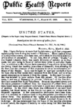 Public health reports  v 14 no 11 March 17 1899