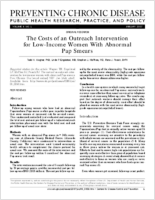 The Costs of an Outreach Intervention for LowIncome Women With Abnormal Pap Smears