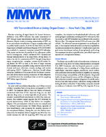 MMWR Morbidity and Mortality Weekly Report Vol 60 No 10 March 18 2011