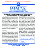 MMWR Weekly Report Vol 51 No 47 November 29 2002