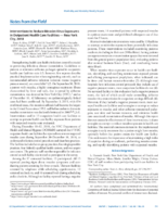 Notes From the Field Interventions to Reduce Measles Virus Exposures in Outpatient Health Care Facilities  New York City 2018
