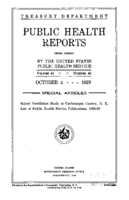 Public Health Reports  v 44 no 40  cover