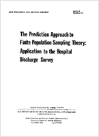 The Prediction Approach to Finite Population Sampling Theory Application to the Hospital Discharge Survey