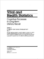 Cognitive Processes in LongTerm Dietary Recall