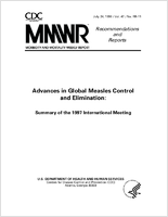 Morbidity and Mortality Weekly Report Recommendations and Reports July 24 1998  Vol 47  No RR11