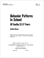 Behavior Patterns in School of Youths 1217 Years United States