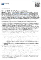 CDC AH5N1 Bird Flu Response Update