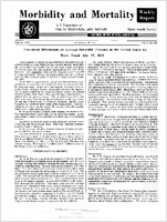 Morbidity and Mortality Weekly Report Vol 2 No 29 week ended July 25 1953