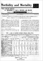 Morbidity and Mortality Weekly Report Vol 10 No 12 for Release March 31 1961