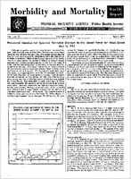 Morbidity and Mortality Weekly Report Vol 1 No 22 June 6 1952