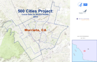 500 Cities Project Local Data for Better Health 2014 Murietta CA