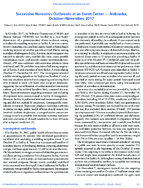 Successive Norovirus Outbreaks at an Event Center  Nebraska OctoberNovember 2017