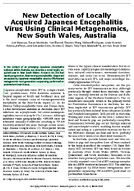 New Detection of Locally Acquired Japanese Encephalitis Virus Using Clinical Metagenomics New South Wales Australia