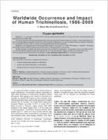Worldwide Occurrence and Impact of Human Trichinellosis 19862009