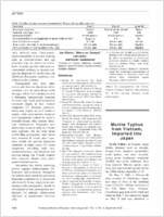 Murine Typhus from Vietnam Imported into Japan