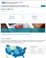 Coronavirus disease COVID19 cases in the US updated on July 22 2020