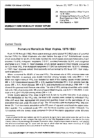 MMWR Morbidity and Mortality Weekly Report January 24 1987  Vol 36  No 3