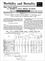Morbidity and Mortality Weekly Report For release March 21 1958 Vol 7 No 11