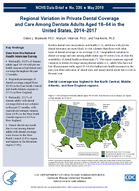 Regional variation in private dental coverage and care among dentate adults aged 1864 in the United States 20142017