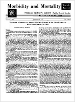 Morbidity and Mortality Weekly Report Vol 2 No 3 week ended January 24 1953