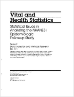 Statistical Issues in Analyzing the NHANES I Epidemiologic FOLLOWUP Study