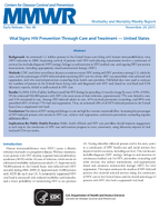Morbidity and Mortality Weekly Report MMWR  Early Release  Vol 60 November 29 2011