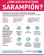 Cree que su Hijo tiene Sarampin