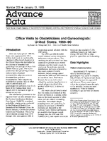 Office Visits to Obstetricians and Gynecologists United States 198990