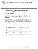 Animal Models and Mechanisms of Tobacco SmokeInduced Chronic Obstructive Pulmonary Disease COPD