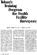 Tulanes Training Program For Health Facility Surveyors