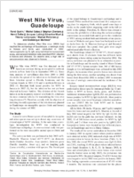 West Nile Virus Guadeloupe
