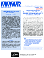 Estimated Percentages and Characteristics of Men Who Have Sex with Men and Use Injection Drugs  United States 19992011