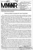 MMWR Morbidity and Mortality Weekly Report July 7 1978  Vol 27  No 27