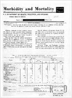 Morbidity and Mortality Weekly Report Vol 11 No 1 for Release January 12 1962