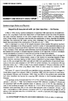 MMWR Morbidity and Mortality Weekly Report June 13 1986  Vol 35  No 23