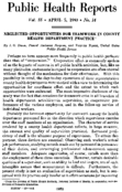 Public health reports  v 55 no 14 APRIL 5 1940